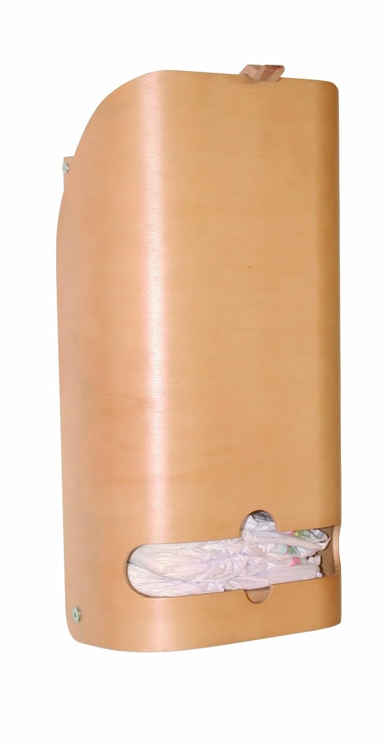 roba Windelspender, Wand Windel- & Spielzeugorganizer, Aufbewahrung Holz natur