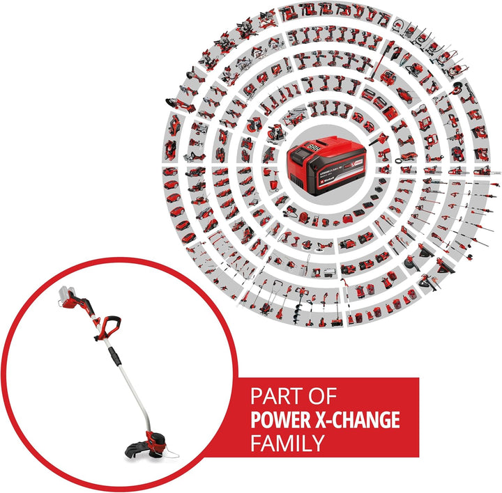 Einhell Professional Akku-Rasentrimmer GP-CT 36/35 Li BL-Solo Power X-Change (36 V, Fadenspule mit T