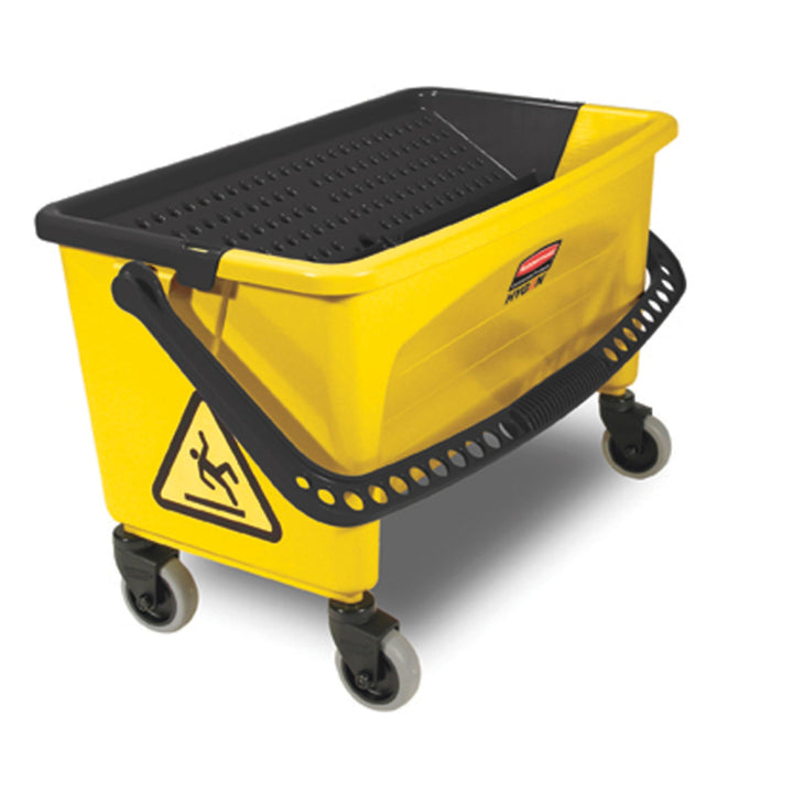 Rubbermaid Commercial Products HYGEN Press Wring Bucket for Microfiber Mops - Yellow Press-Wring-Eim