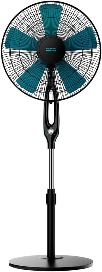 Cecotec Standventilator EnergySilence 560 Max Smart 45 W, 16 Zoll Durchmesser, 5 Flügel, 12-Stunden-