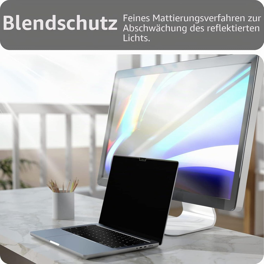 Sichtschutz kompatibel mit MacBook Pro 35.6 cm (14 Zoll), magnetisch, abnehmbar, 35.6 cm (14 Zoll) B