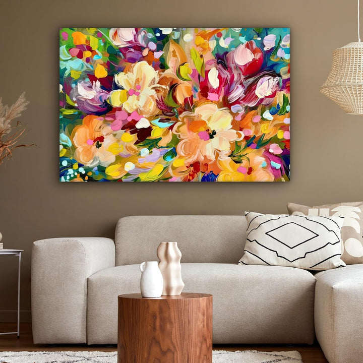 MuchoWow© Leinwandbild Gross 120x80 cm XXL Dekoration Wohnzimmer Bilder Aufhängen Wall Decoration Li