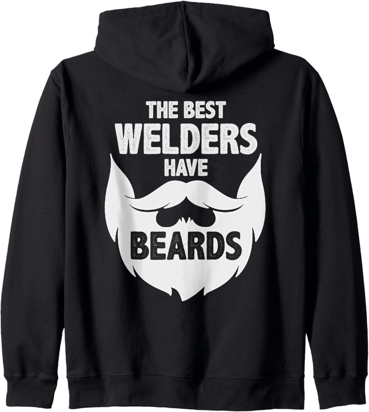 Welder Gifts - The Best Welders Have Beards - Funny Beard Kapuzenjacke