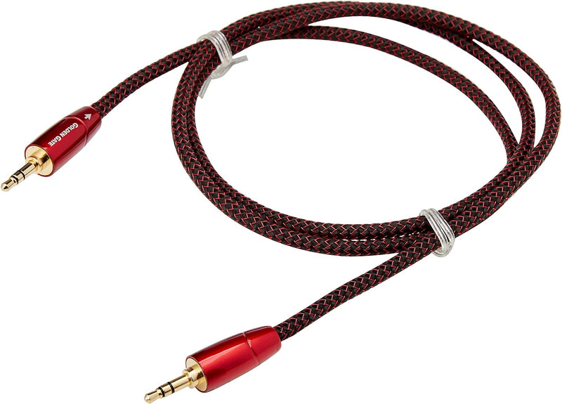 AudioQuest 1 m Golden Gate 3,5 mm Audiokabel 3,5 mm Schwarz - Audiokabel (3,5 mm, 3,5 mm, Kupfer, 1