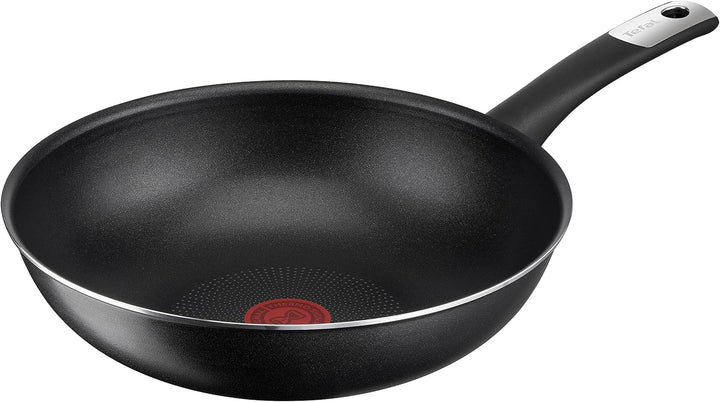 Tefal C38819 Hard Titanium Essential Wokpfanne 28 cm | Antihaftversiegelung mit Titanpartikeln | The