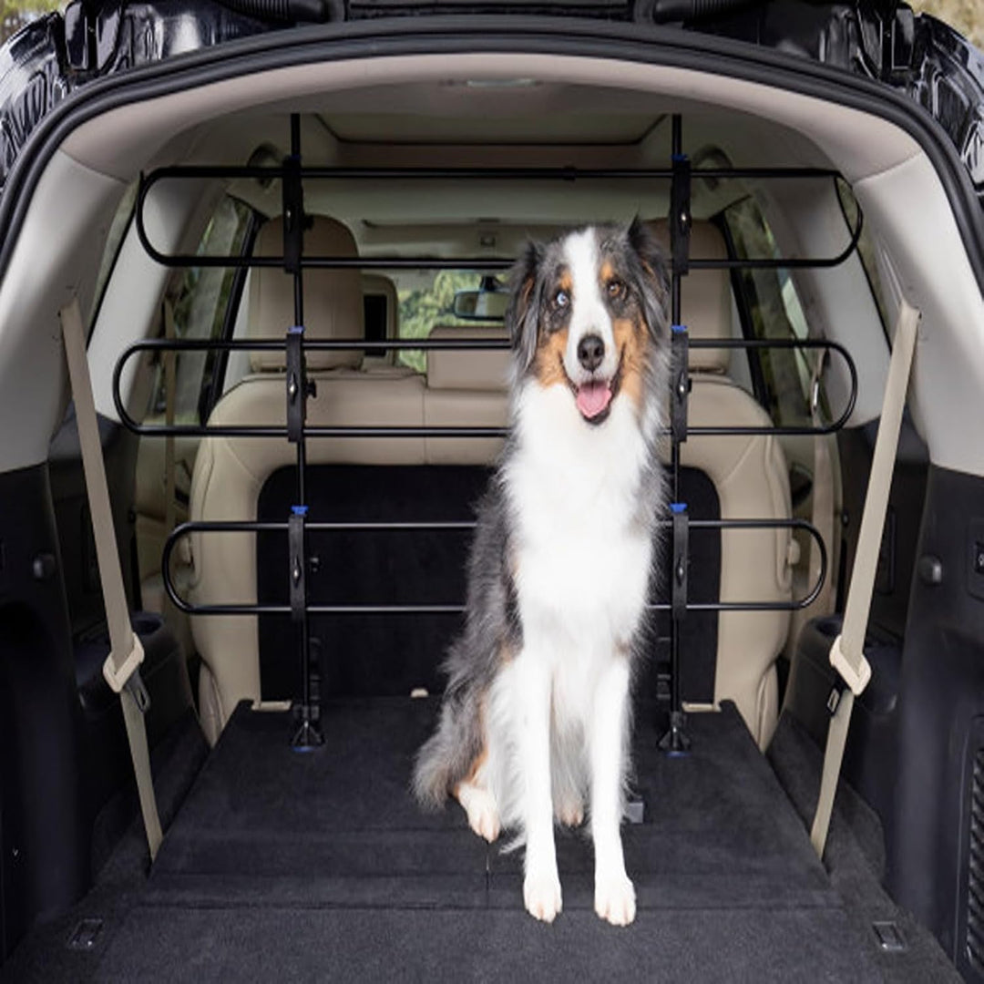 PetSafe Happy Ride Hundeschutzgitter aus Metall, Fixierung im Kofferraum, Für Autos und SUVs geeigne