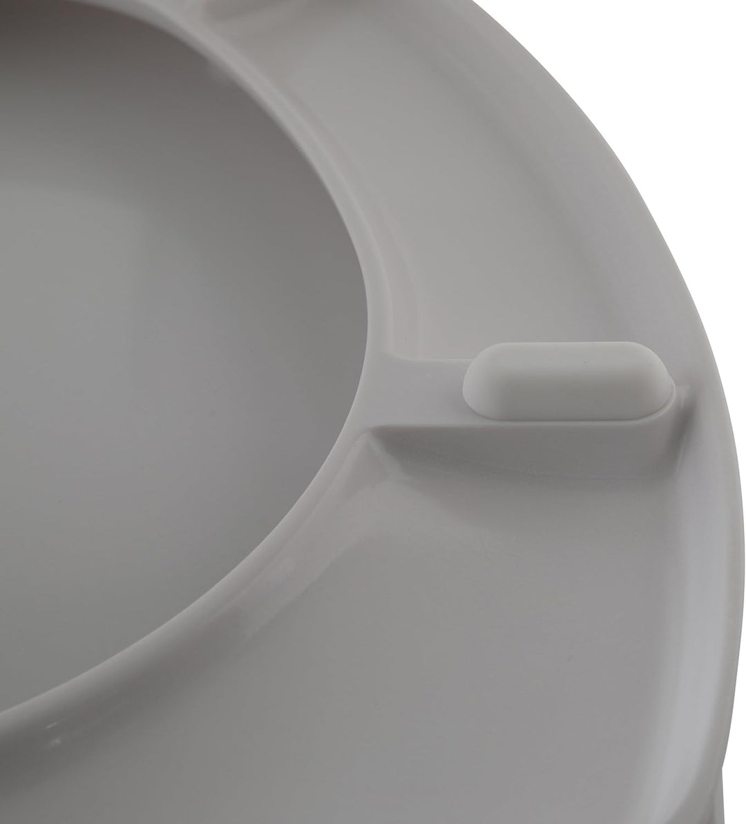 axentia WC-Sitz mit einer Duroplast Absenkautomatik, weisser Kunsstoff Toilettensitz ca. 45 x 37 x 3