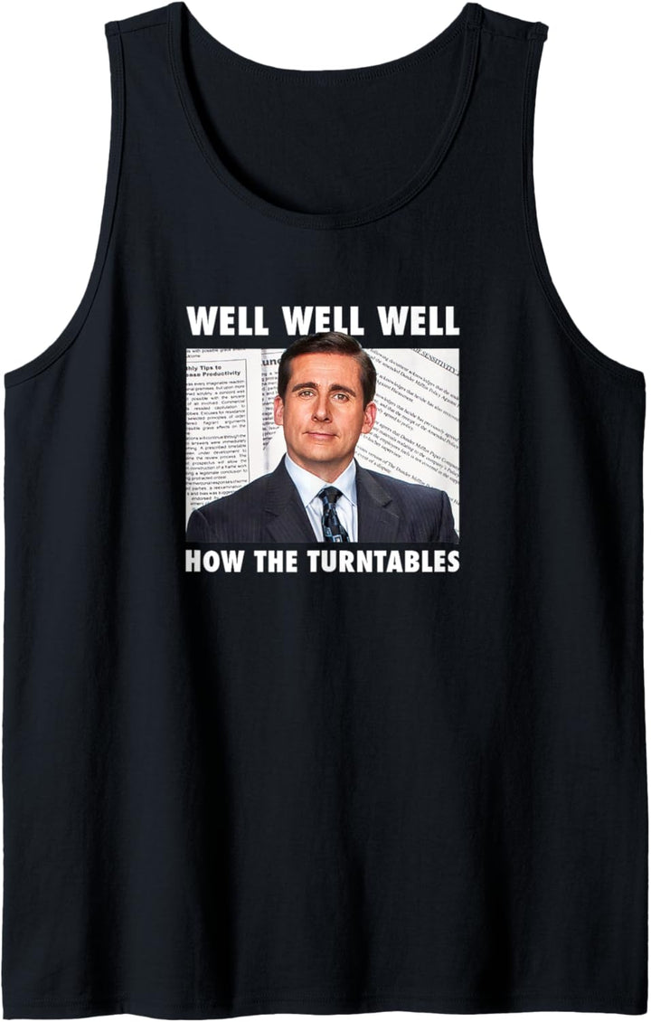 The Office Michael Wie die Plattenspieler Tank Top