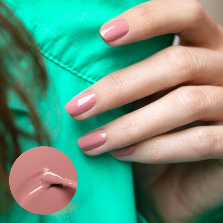 Manucurist Green - Puderrosa Nagellack Old Rose - Nagellack Schnelltrocknend - Nägel Selber Machen -