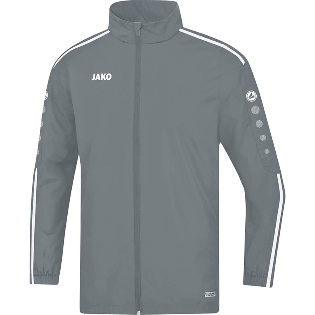 JAKO Herren Striker 2.0 Allwetterjacke (durchgehender Rv), marine/Weiss, XXL, 7419 L steingrau/Weiss