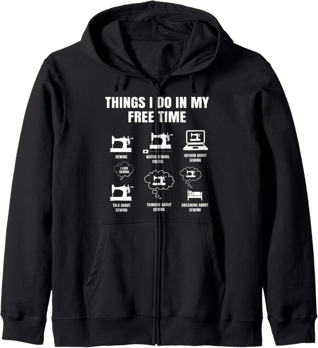 Things I Do In My Time Free Sewing Häkeln Schneider Stricken Kapuzenjacke