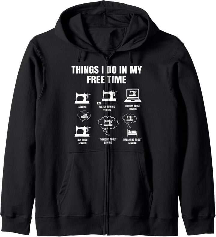 Things I Do In My Time Free Sewing Häkeln Schneider Stricken Kapuzenjacke