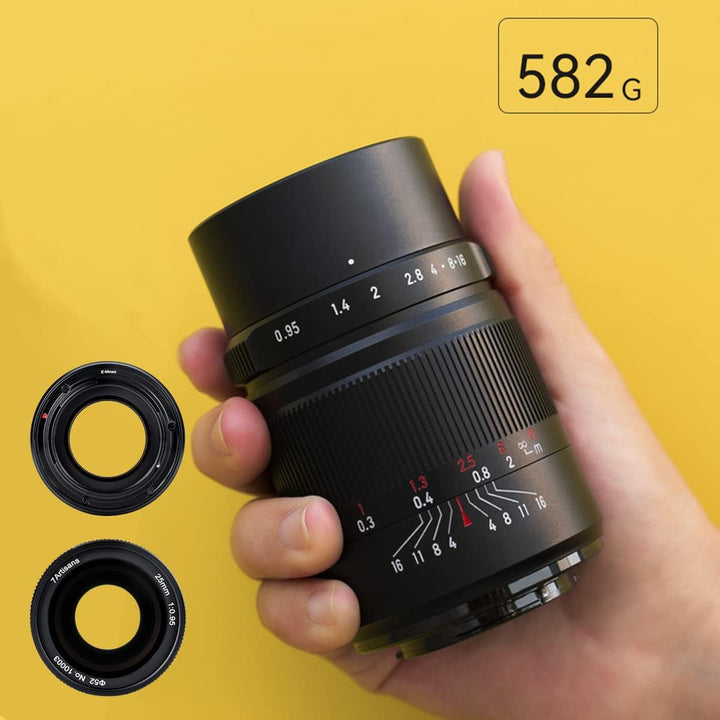 7artisans 25mm F0.95 APS-C Dokumentarfotografie Grosse Blende Spiegellose Kamera Festbrennweite für