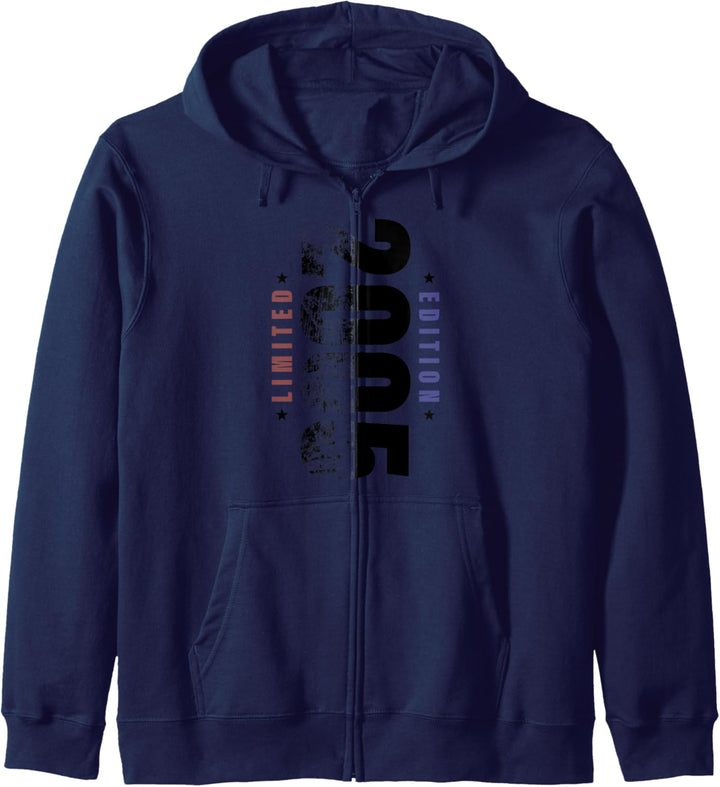 Grunge Birthday Limited Edition 2005 geboren 2005 Geschenk Kapuzenjacke