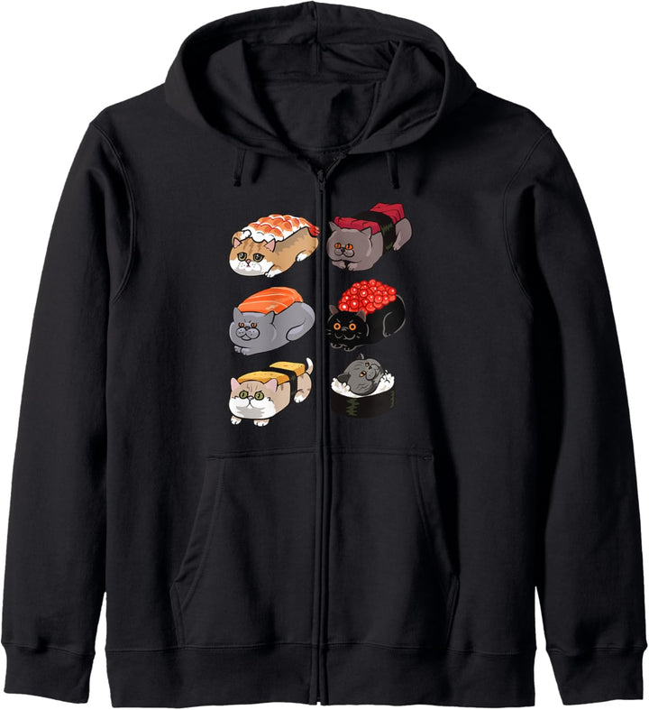 Sushi British Shorthair Cat Kapuzenjacke
