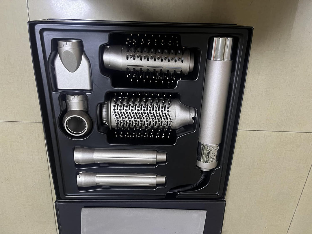 [140000 RPM]Warmluftbürste [6 in 1] Air Styler &amp; Föhnbürste, Hochtouriger negative Ionen Haartrockne