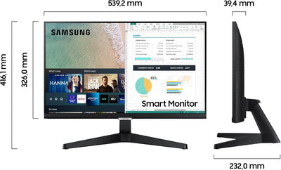 Samsung M5 Smart Monitor S32AM501NU, 32 Zoll, VA-Panel, Bildschirm mit Lautsprechern, FHD-Auflösung,