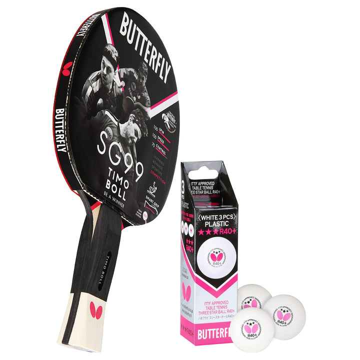 Butterfly® Timo Boll SG99 Tischtennisschläger | Tischtennis Racket Bat Profi &amp; Wettkampf |  taktisch