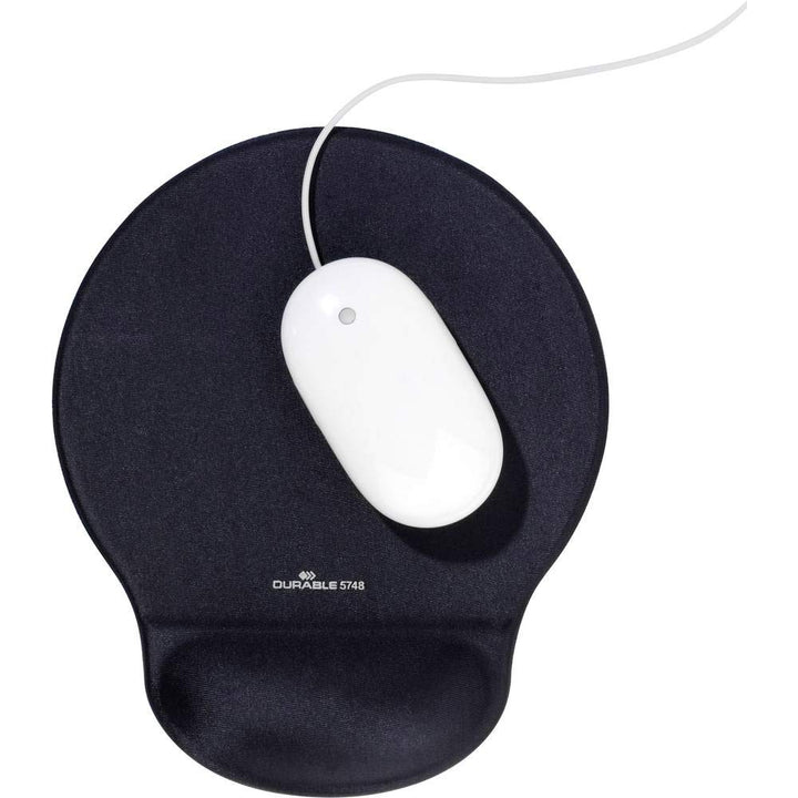 Durable Mauspad mit Handgelenkauflage (Ergotop mit Gel, 230 x 260 x 26 mm) 1 Stück, anthrazit, 57485