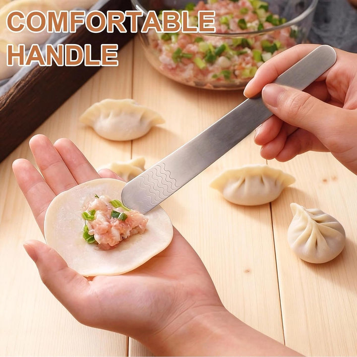 8 Stück Ravioli Former Dumpling Maker Set Teigtaschenformer Edelstahl Empanadas Maker Tortellini Mau