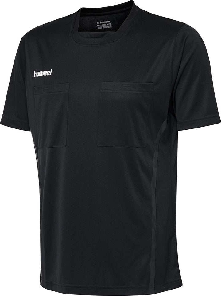 hummel Referee F3648 Schiedsrichter-Trikot, kurzärmelig Schwarz L, Schwarz L