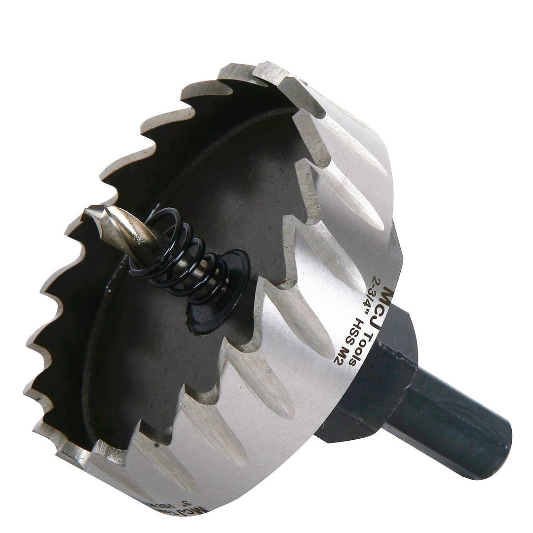 McJ Tools 2-3/4 Inch HSS M2 Drill Bit Hole Saw for Metal, Steel, Iron, Alloy, Ideal for Electricians