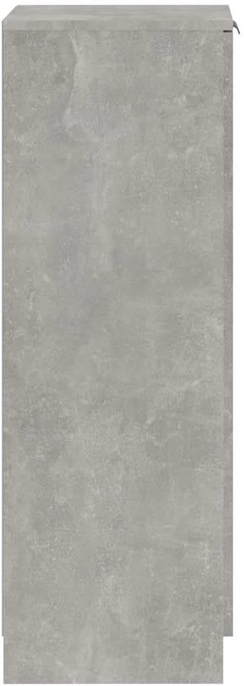 Refined Schuhschrank Betongrau 30x35x100 cm Holzwerkstoff, Betongrau