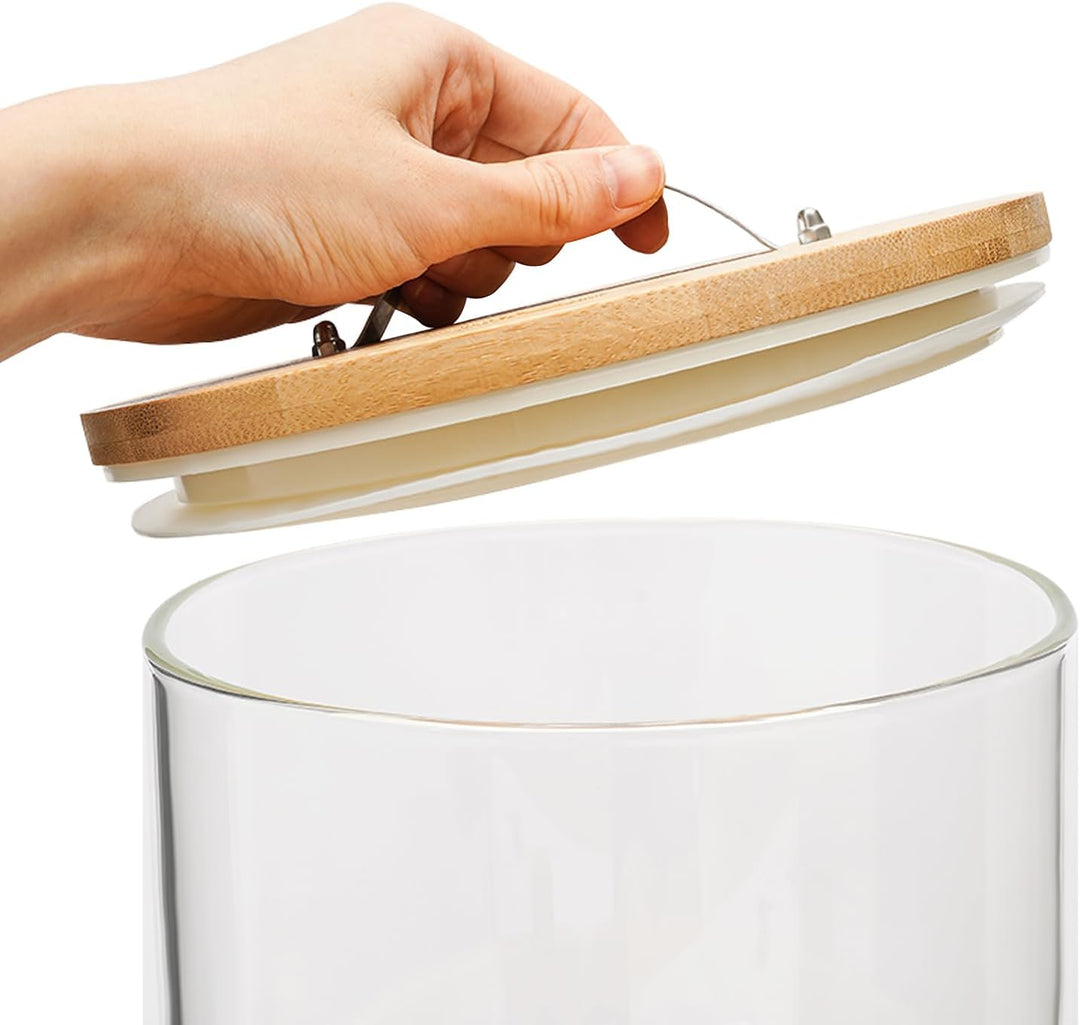 7,5L Müslispender Reisbehälter 20x30CM Reisspender Vorratstank Grosse Cereal Dispenser mit Messbeche