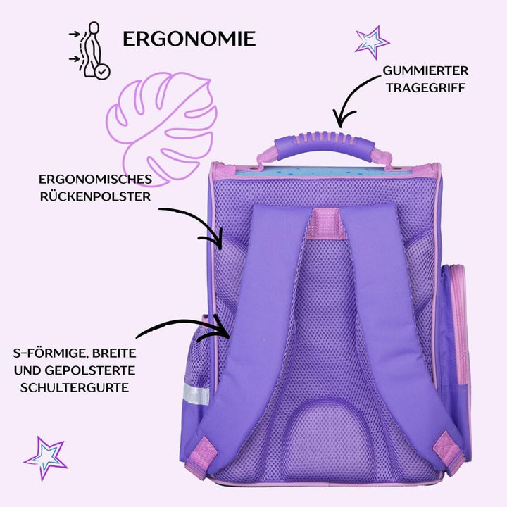 Undercover Schulranzen Set 1. Klasse - Personalisierter Inhalt mit Name - Schultasche Jungen Mädchen