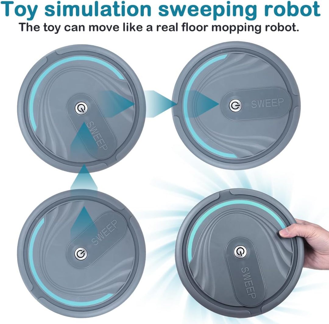 Toyvian Kleinkind Vakuum Kinder Vakuumreiniger Spielzeugsimulation Fegender Roboter Sich Dass Robote