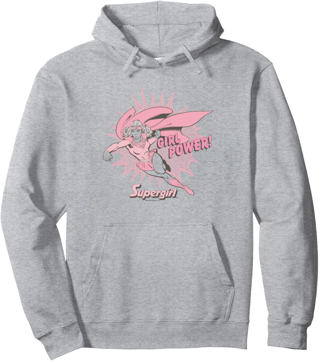 Supergirl Girl Power Pullover Hoodie