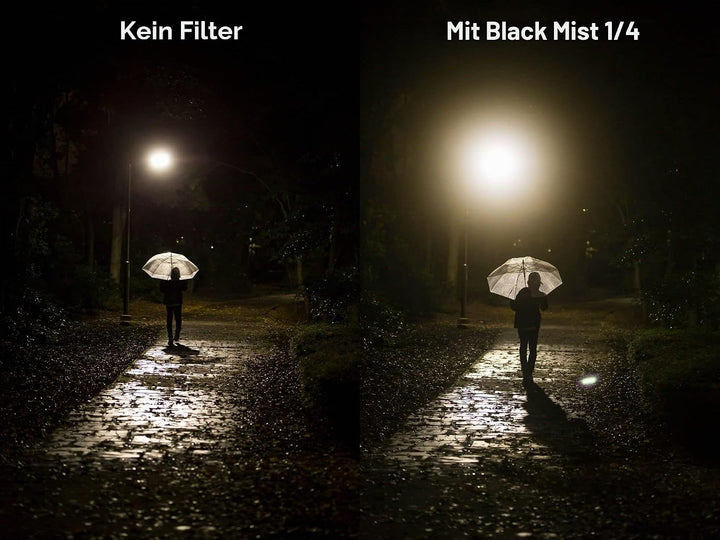 NiSi 52mm Black Mist 1/4 Diffusion Filter - Promist Effektfilter (1/4 Blende), 52mm Black Mist 1/4