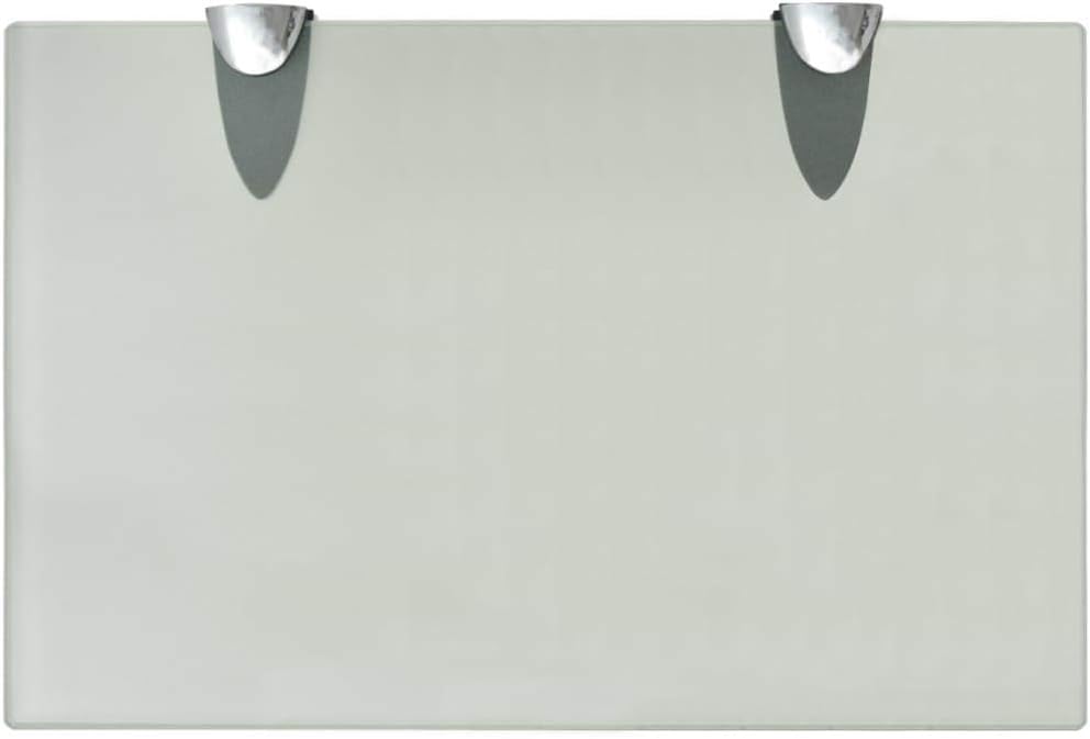 vidaXL 2X Regal Schwebend Wandregal Glasregal Glasboden Glasablage Badablage Wandablage Badregal Abl
