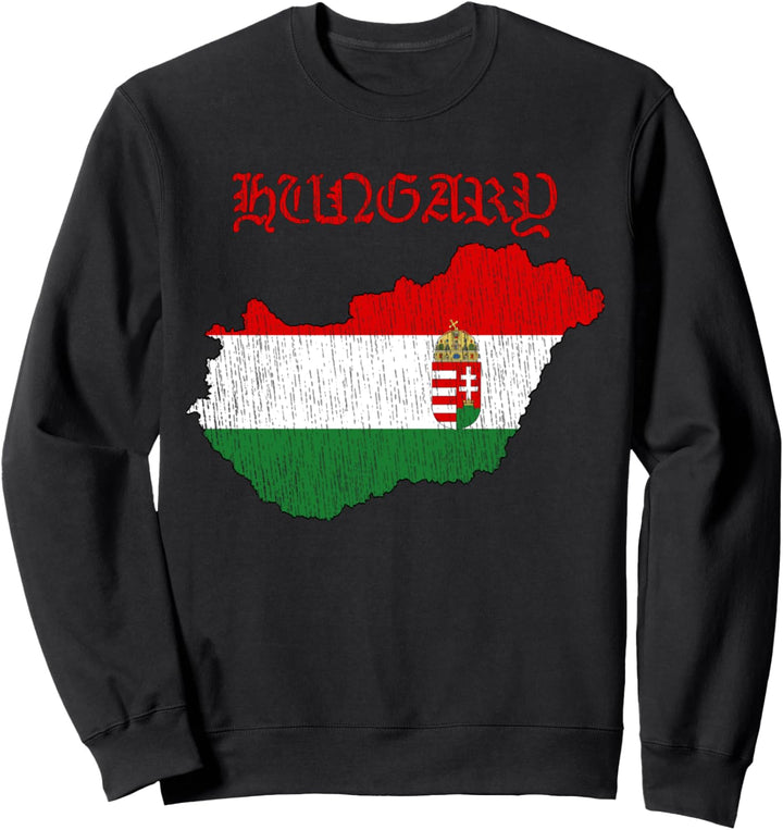Ungarische Magyarorszag Ungarn Stolz Flagge Sweatshirt