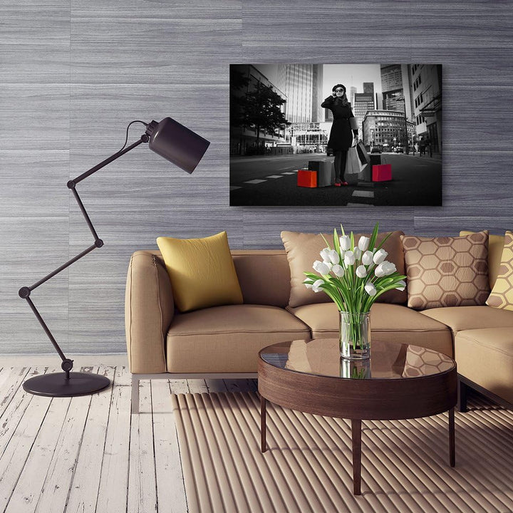 Feeby Frames, Leinwandbild, Bilder, Wand Bild, Wandbilder, Kunstdruck 70x100cm, MODERNE, FRAU, EINKA