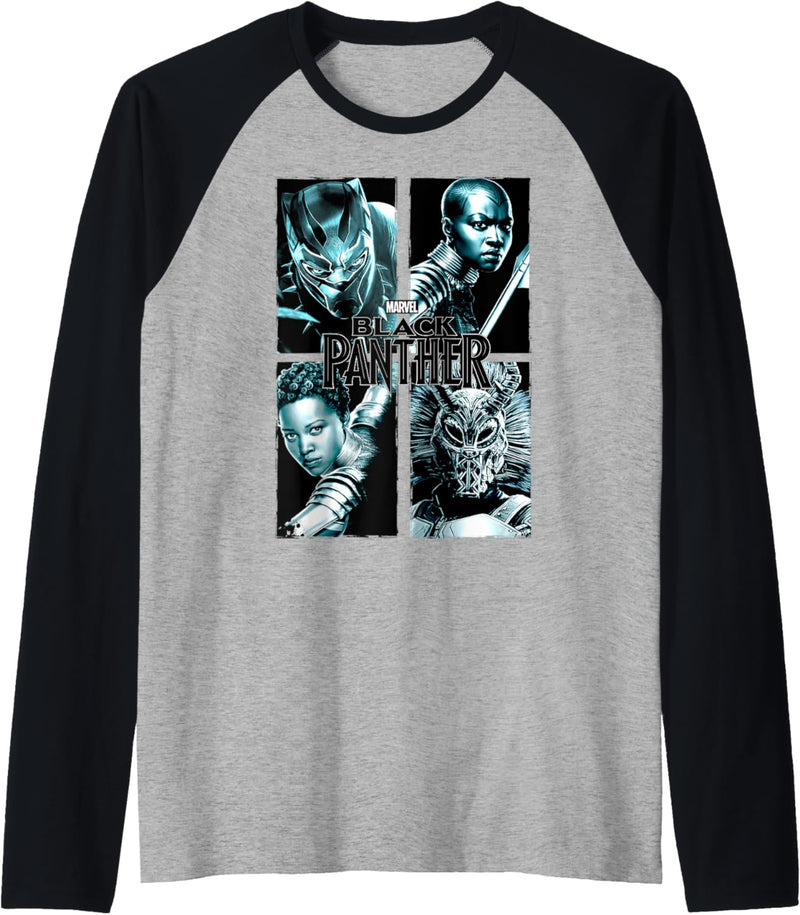 Marvel Black Panther Boxed Portraits Raglan