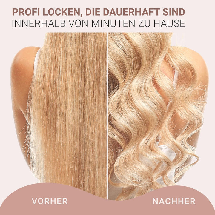 Lockenstab für Beach Waves - 5 Jahre sorgenfreie Benutzung - Lockenstab für Haar Locken - Lockenstyl