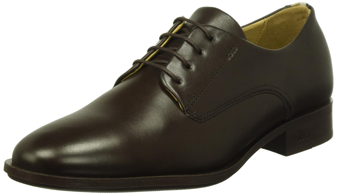 BOSS Herren Colby Derb Derbys aus Leder mit Signature-Details Grösse 40 EU Braun, 40 EU Braun