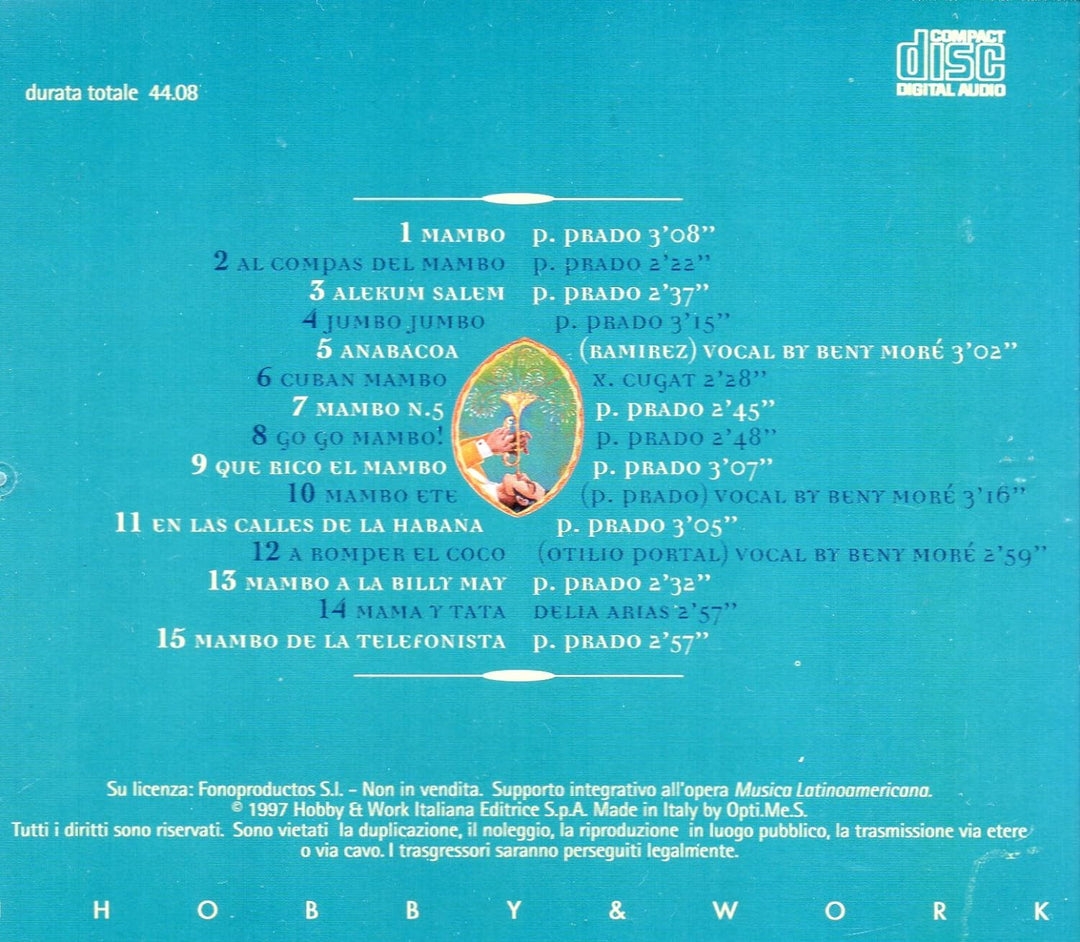 Go Go Mambo, Audio-CD