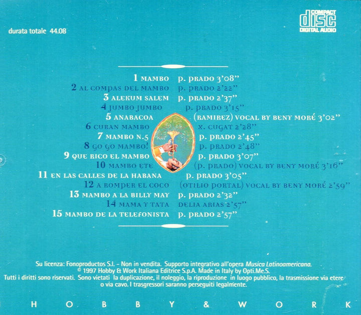 Go Go Mambo, Audio-CD
