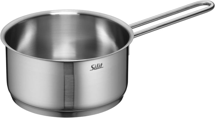 Silit Achat Stielkasserolle Induktion 16cm ohne Deckel, kleiner Topf, Kochtopf klein 1,5l, Milchtopf