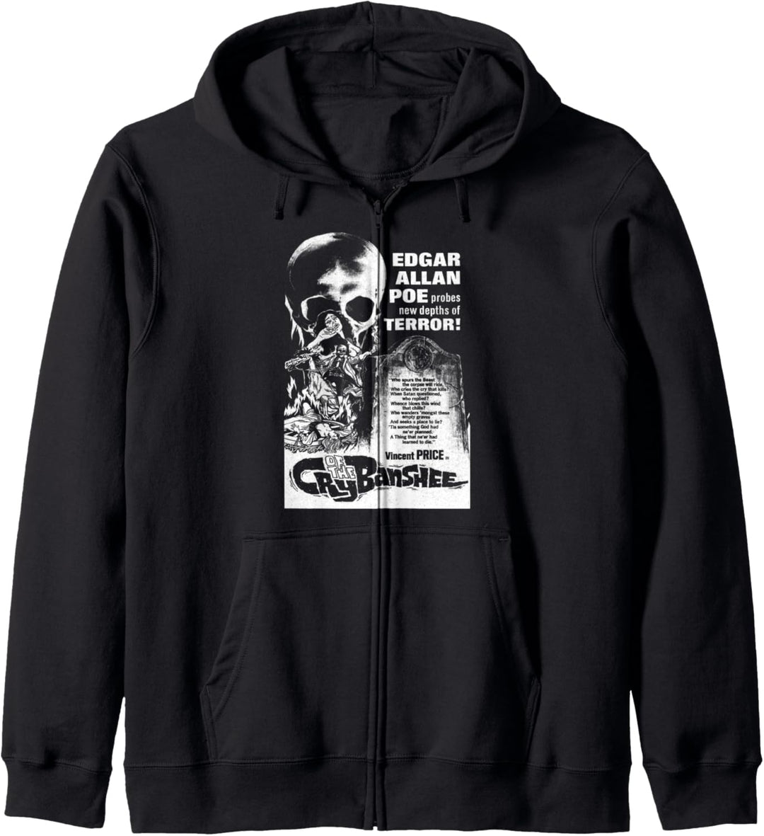Blackcraft Edgar Allan Poe Cry of the Banshee Dark Horror Kapuzenjacke