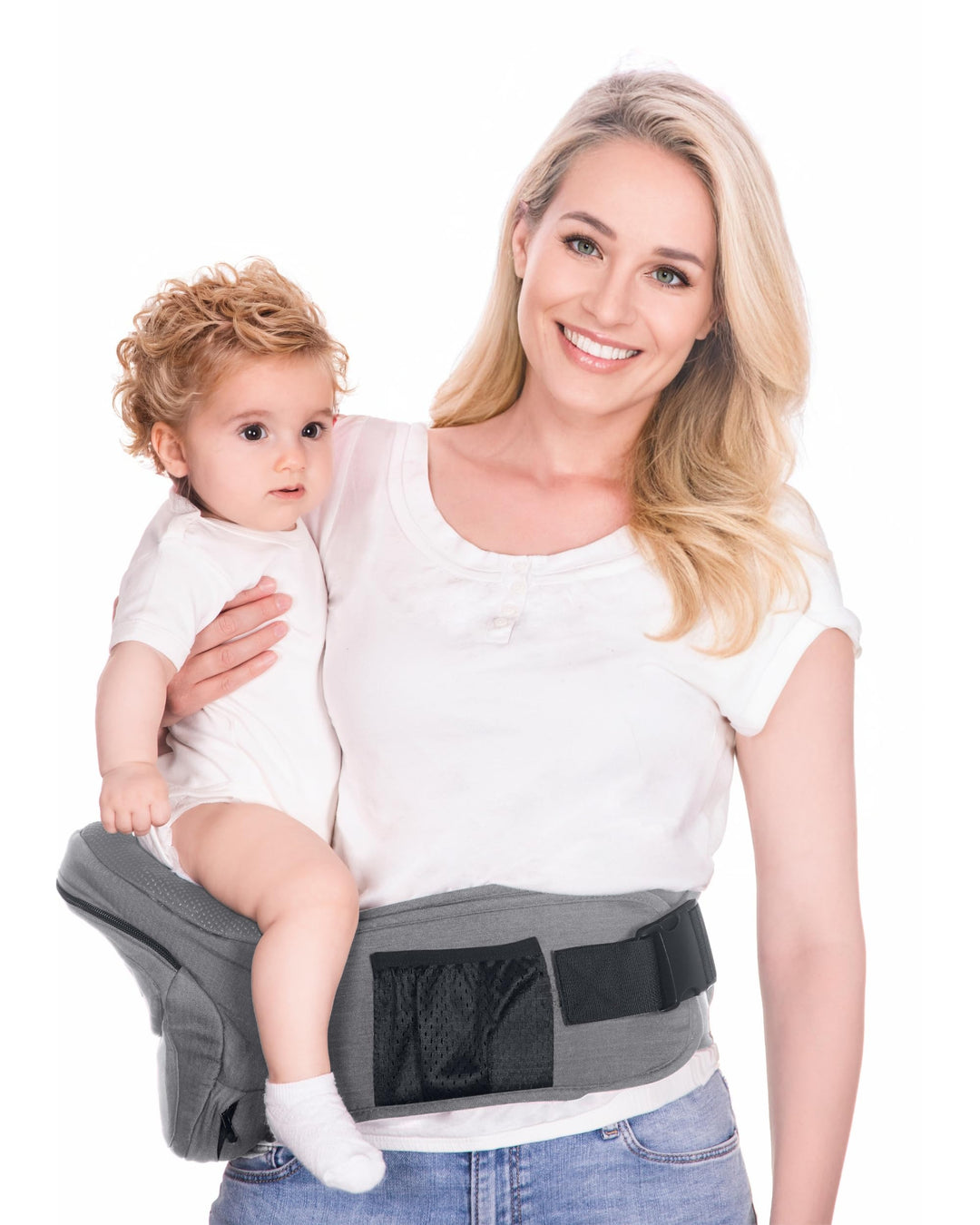Hüfttrage mit Verlängerung & Baby Hüftsitz - Mom's Choice Award Gewinner, Sicherheitsgeprüfte Hüfttr