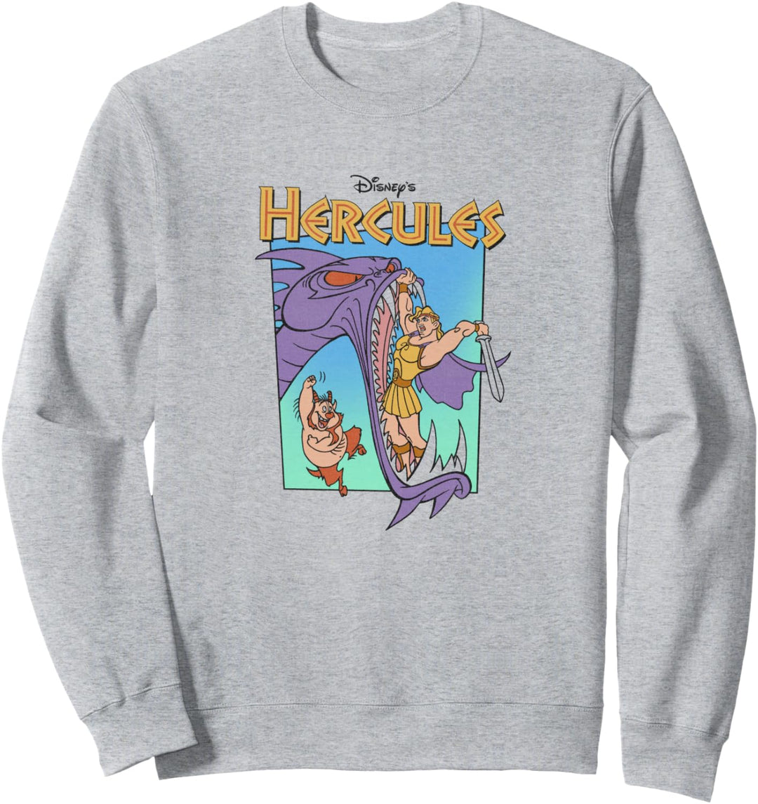 Disney Hercules Hydra Battle Retro Sweatshirt