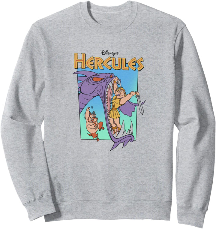Disney Hercules Hydra Battle Retro Sweatshirt