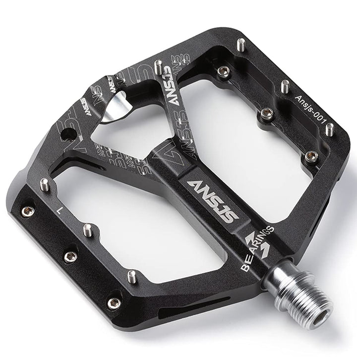 ANSJS Fahrradpedale Rennrad Pedale Aluminium Platform Pedale Ultraleicht Antirutsch Fahrrad Pedale 9