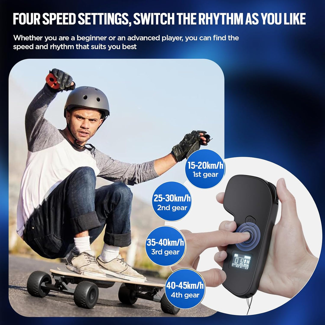 Elektro-Skateboard mit Fernbedienung für Erwachsene und Jugendliche, 2000W/1100W/900W Motor, einstel