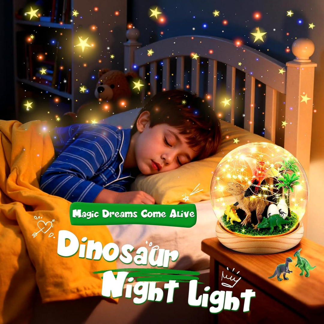 HappyGoLucky DIY Bastelset Kinder - Dinosaurier Spielzeug Geschenk für Jungen ab 3-10 Jahre - Person