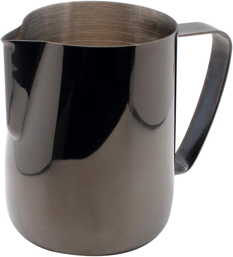 Dianoo Milchkännchen aus Edelstahl, Titanbeschichtung, cremig, Latte, Kaffee, Cappuccino mit Milch,