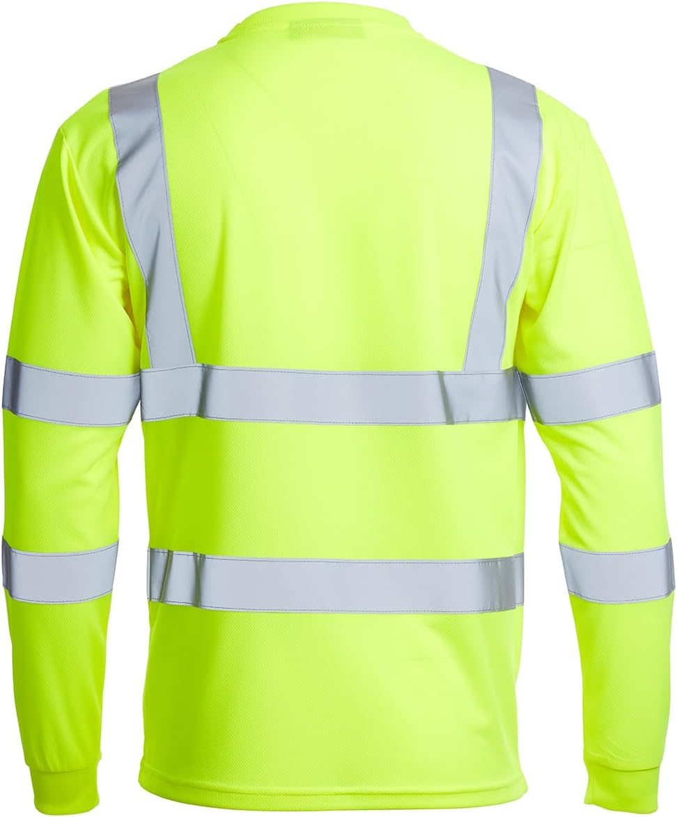 Blackrock Warnschutz-Langarm-T-Shirt XL Gelb, XL Gelb